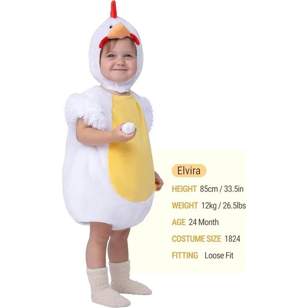 Spooktacular Creations Baby Rooster‎ Costume 12–18M Toddler Halloween Outfit NEW